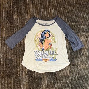 Wonder Woman 3/4 sleeve  graphic tee